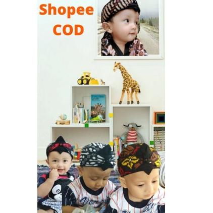 HARGA MURAH Blangkon anak bayi balita cowok lucu dan kekinian produksi sendiri pekalongan ✿ 881
