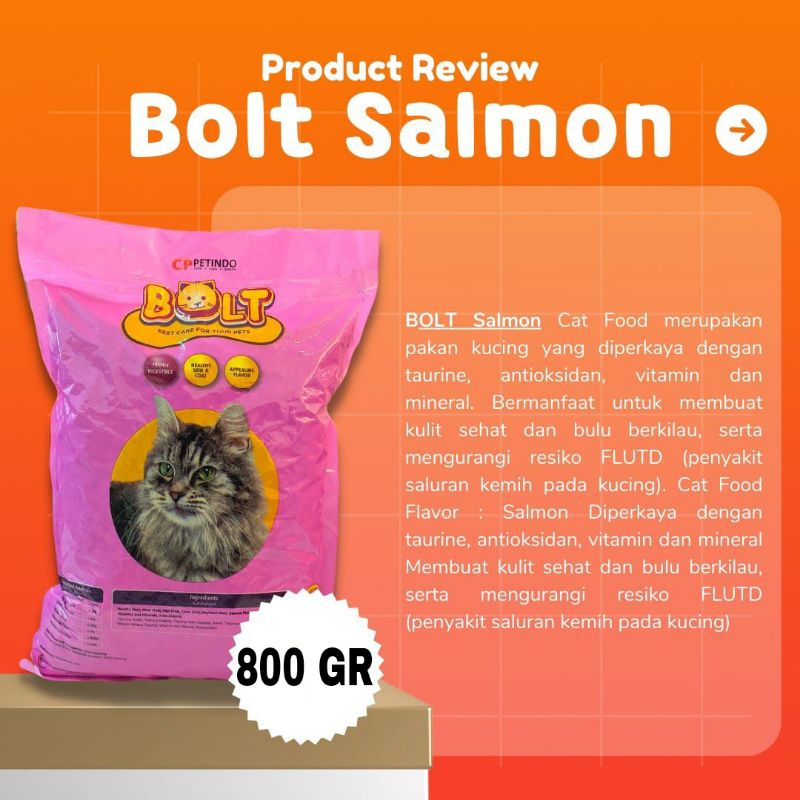 MAKANAN KUCING KERING BOLT REPACK