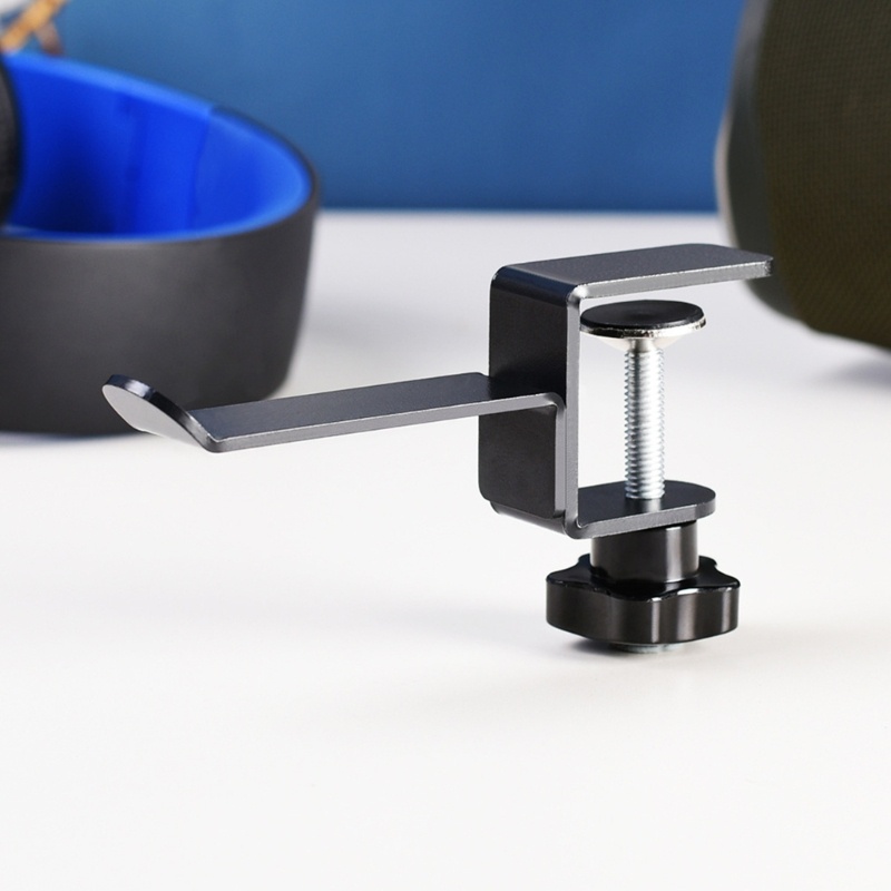 Bt Universal Headphone Stand Under Desk Gantungan Headphone Mudah Dipasang &amp; Digunakan