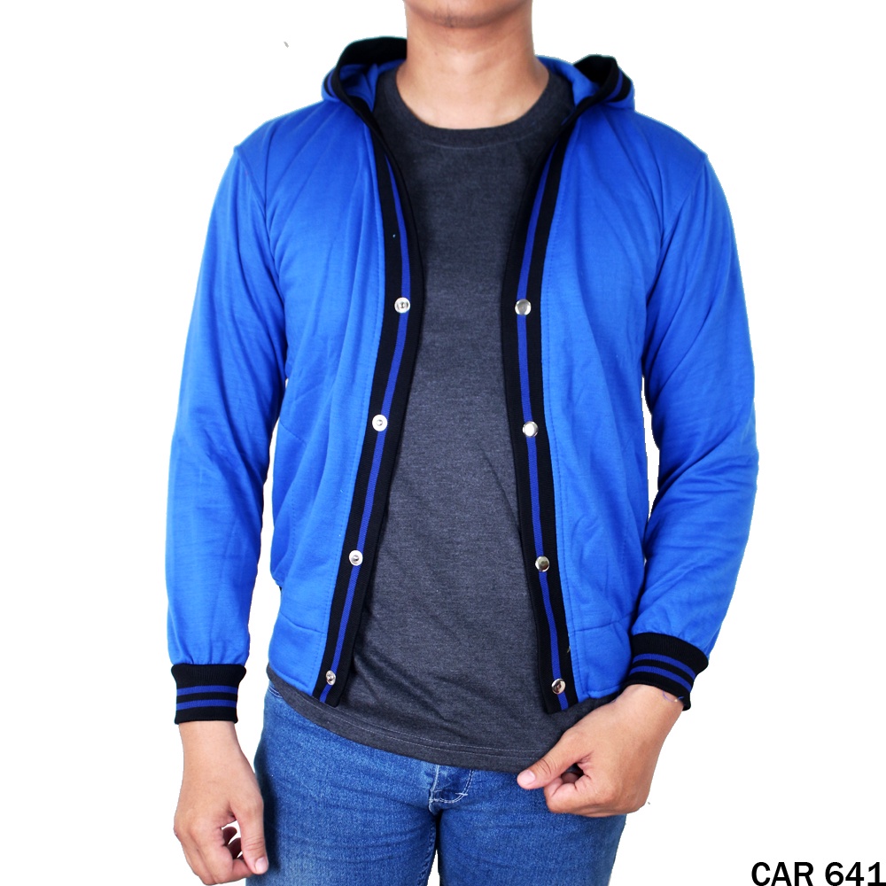 Mens Luxurious Cardigan Rajut Navy – CAR 619