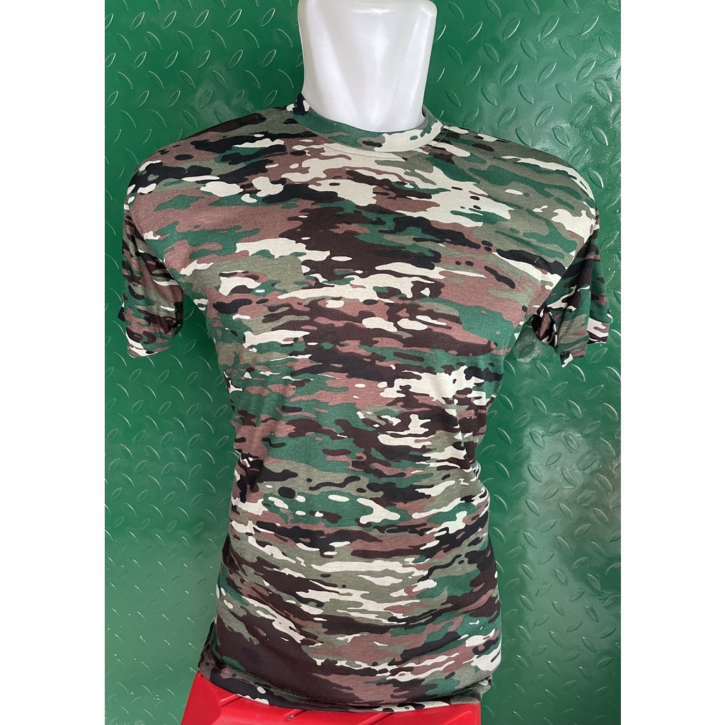 Kaos Loreng Multicam TNI AD Terbaru - Kaos Loreng TNI Multicam - Kaos Loreng TNI