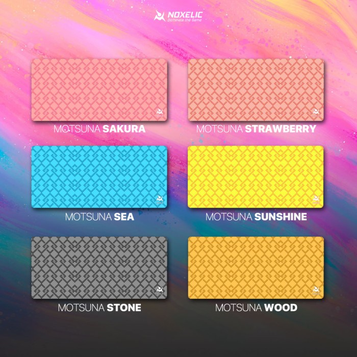 Noxelic MOTSUNA Gaming Mousepad Deskmat - Desk Mat Alas Mouse Pads