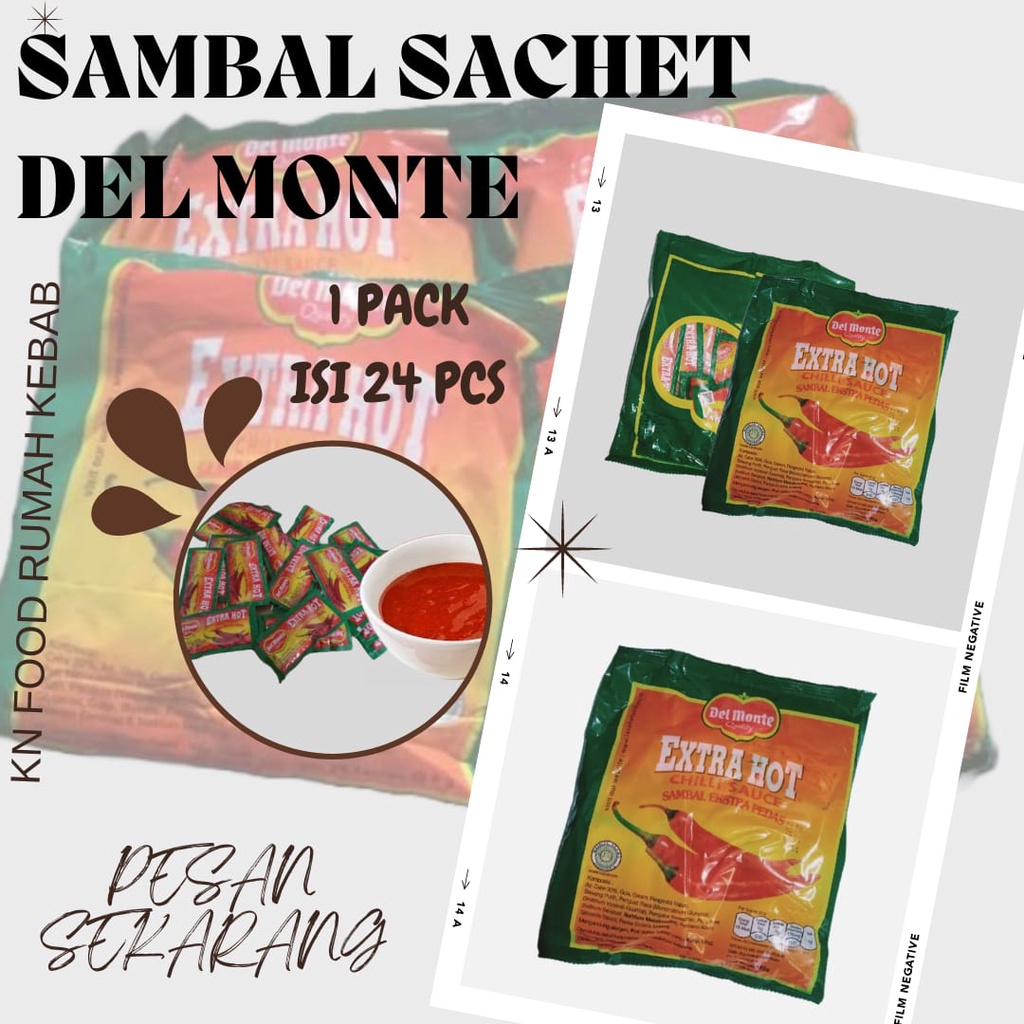

Saus Sambal SACHET Extra Hot - 24 pcs