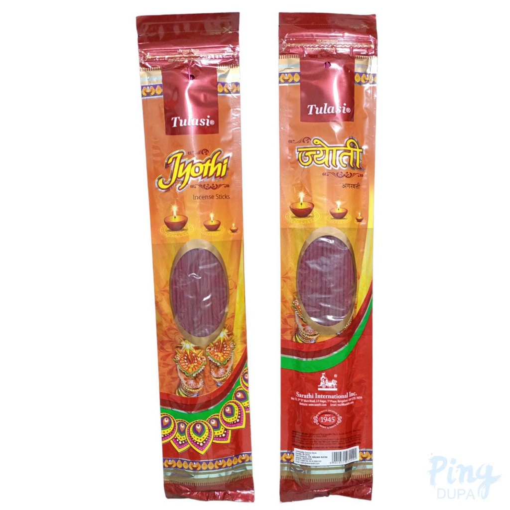 Dupa Jyoti Isi 50 Batang Merah Hio By Tulasi India Cocok Untuk RItual Hari Besar Keagamaan