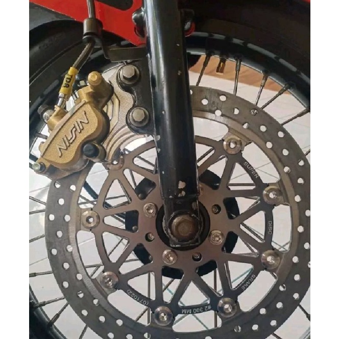 Adaptor tromol depan yamaha rx king adaptor disc piringan cakram tromol depan yamaha rx king plendes piringan disc spacer adaptor piringan cakram tromol depan rx king almunium cnc bahan tebal warna lengkap