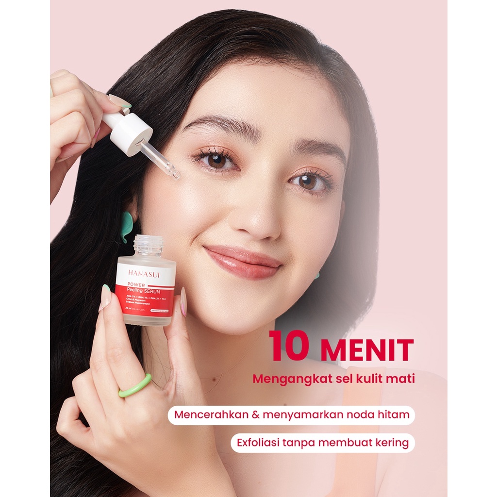 ❤️ Cloudy ❤️ HANASUI Power Serum Series I Bright Expert - Bright - Acne - Post Acne - MiniPore - Barrier - Bakuchiol - Peeling I 20ml