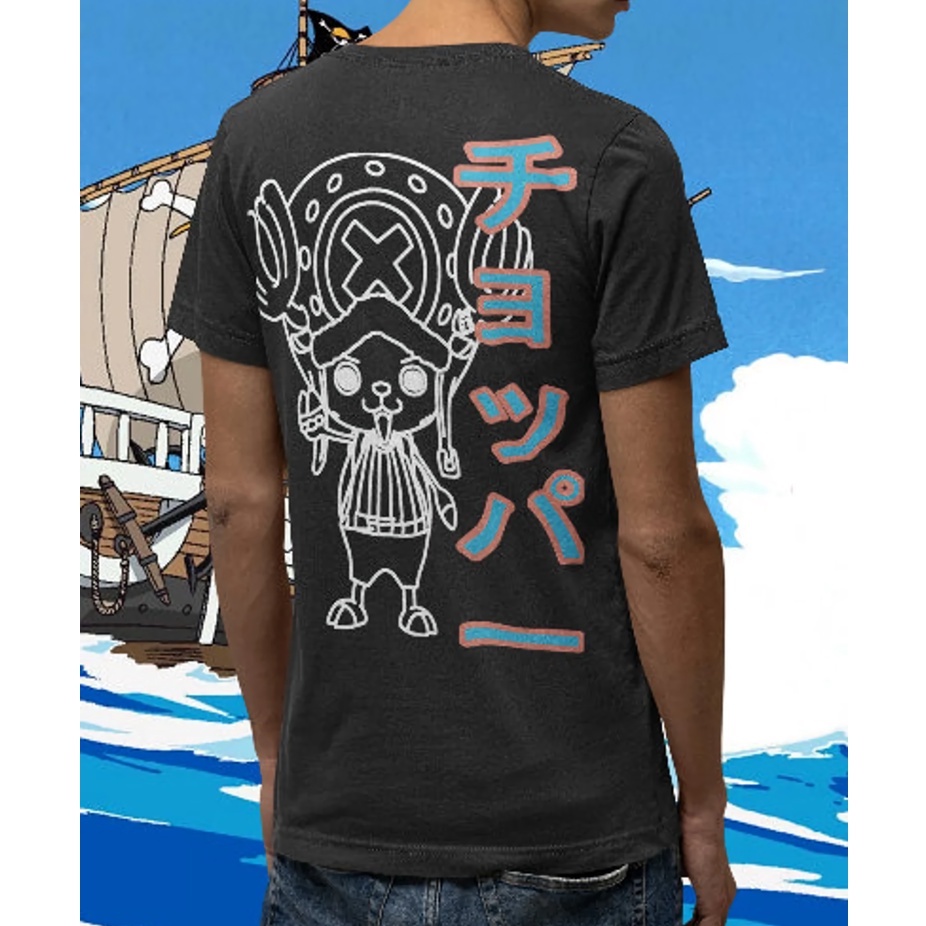 Tshirt Chopper Silluet Anime Manga One Piece Premium Unisex