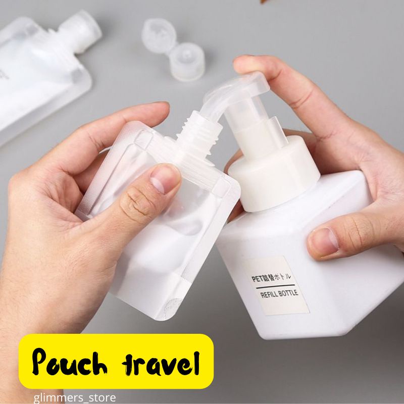 Pouch Travel sabun/ shampoo / Lotion