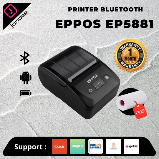 Mini Printer Bluetooth EPPOS EP5881 Resi Shopee Marketplace (UPDATE)