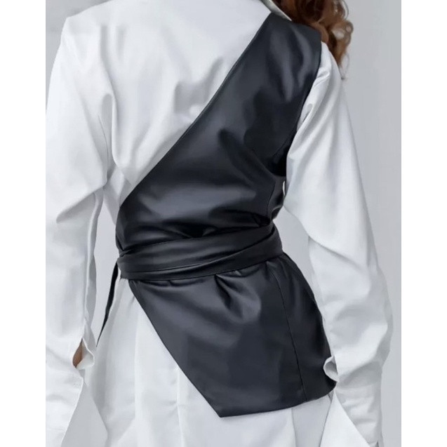 Obi belt vest asymmetric / ikat pinggang obi rompi asimestris