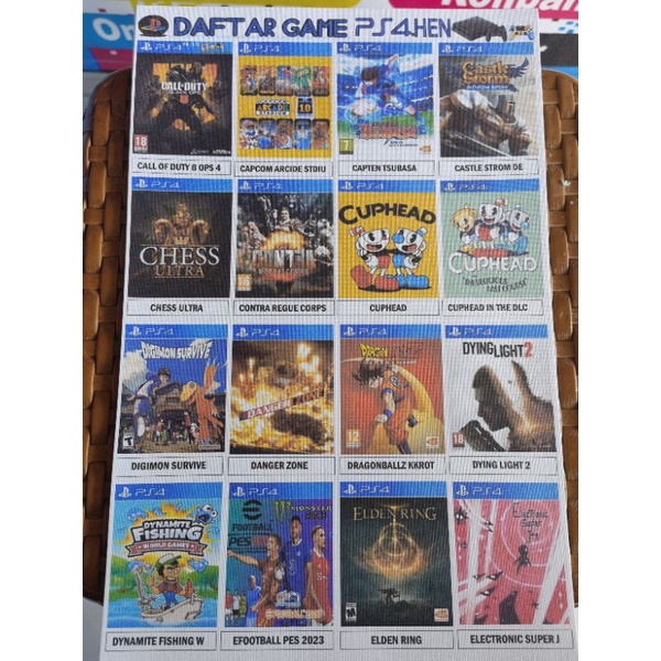 DAFTAR GAME PS4 HEN