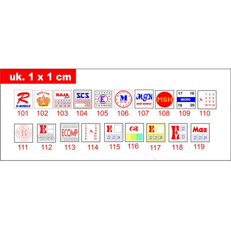

sticker stiker segel a4 minim 2 lbr