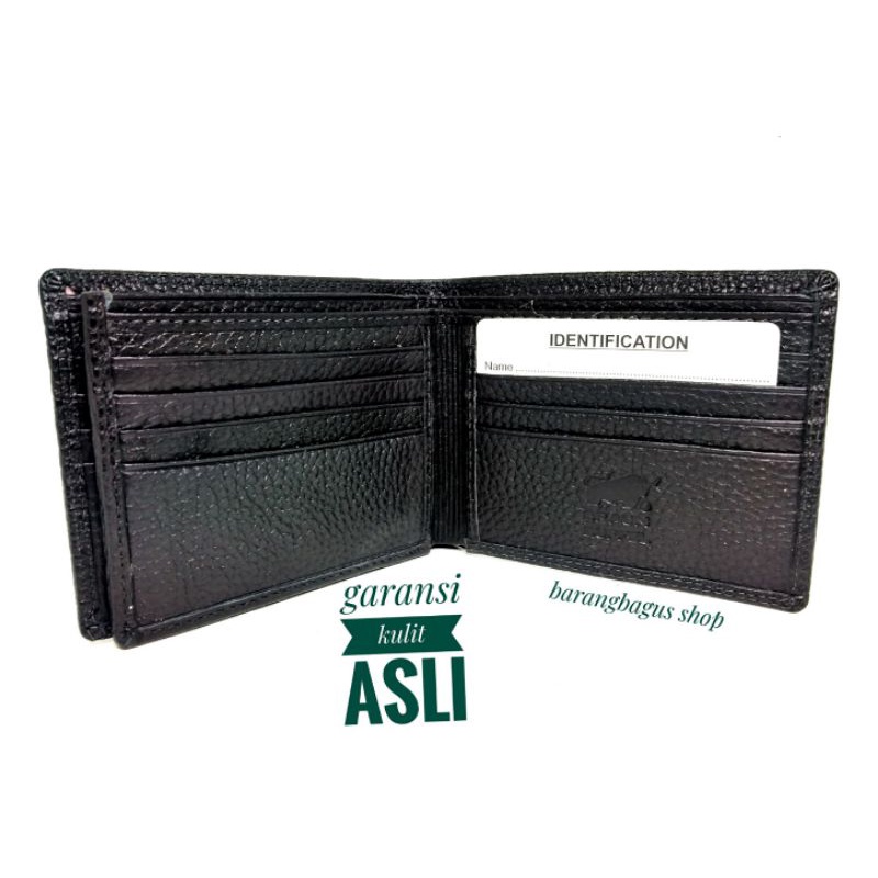 Dompet kulit asli pria import braun buffel model 3 dimensi