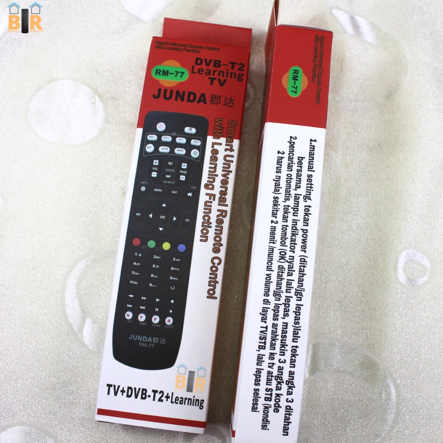 Remot Remote Multi Universal TV DVB T2 +Learning Function RM-77 PDV 500 T2 /  Polytron / PDV 600T2 / PDV 700T2