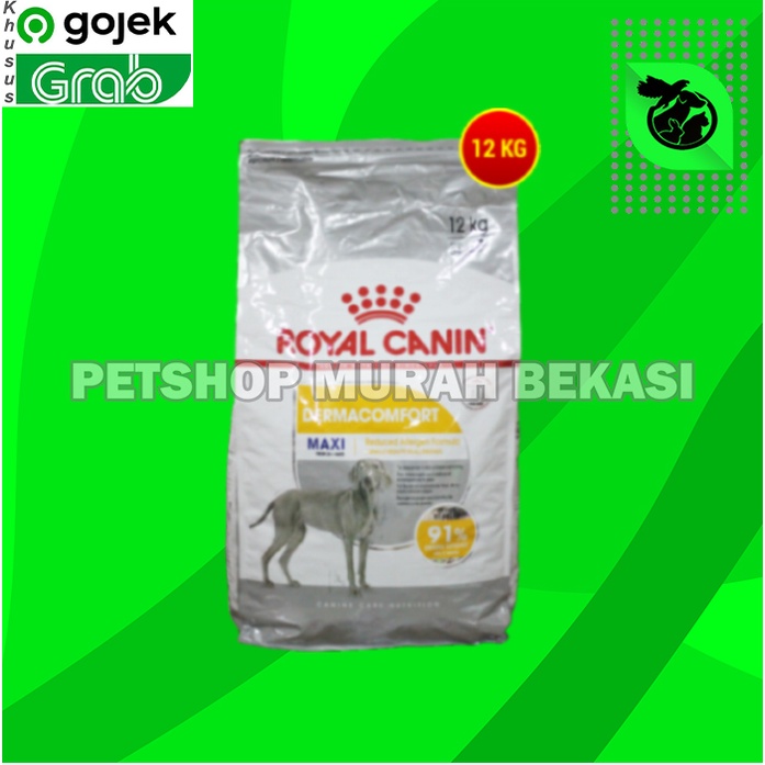 GOSENDMakanan Anjing Royal Canin Maxi Dermacomfort Sensitive Skin 12kg