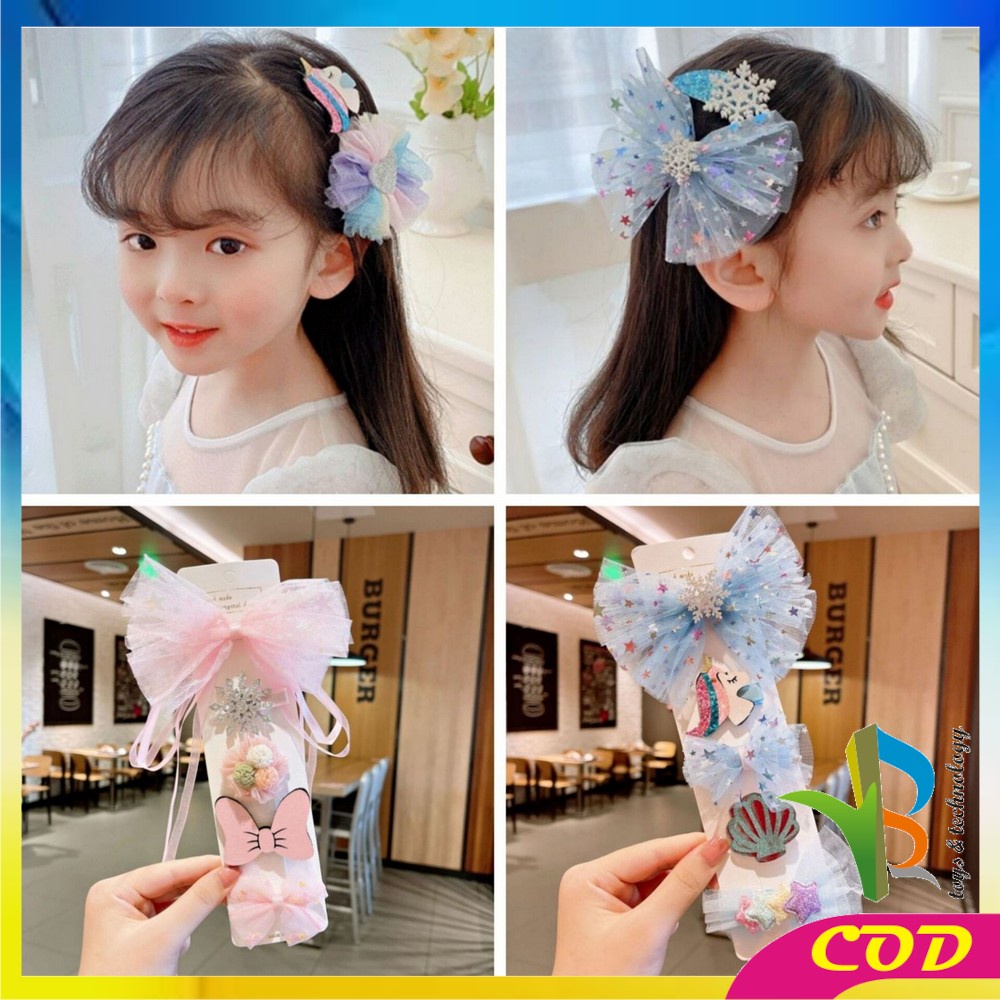 RB-C340-C342 Jepit Rambut Anak Lucu Set 10 IN 1 / Baby Hair Clip Ala Korea / Jepit Rambut Korea Anak / Jepitan Rambut Anak Korea Fashion / Hair Pin Rambut / Hair Clips