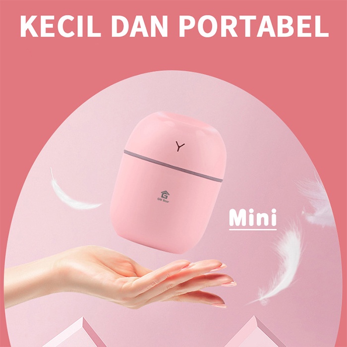 Diffuser Mini Humidifier Aroma Terapi Pelembab Udara Hrumidifier Mini USB Car Humidifier