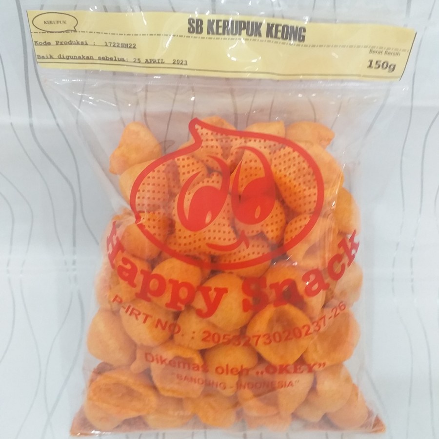

Cemilan Snack Makanan Ringan Kerupuk Keong Gurih Kriuk SB/OKE