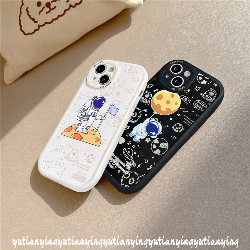 Casing OPPO A16 A15 A5s A57 2022 A9 A5 2020 A77S A76 A55 A54 A12 A96 A16K A74 A16E A3S A1K A94 A95 A31 A15s A7 5F 4z 5F 62 7Z 8f 4z Soft Case Motif Astronot