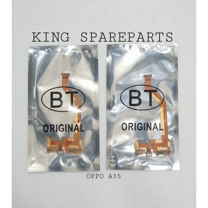 FLEXIBEL FLEXIBLE FLEKSIBEL OPPO F1 F1F A35 CON CONNACTOR TC CAS CHARGER MIC ORIGINAL