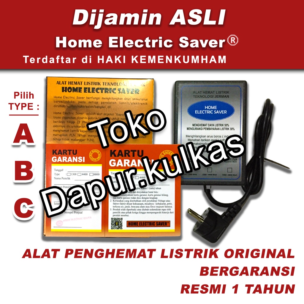 Penghemat Listrik Home Electric Saver Original