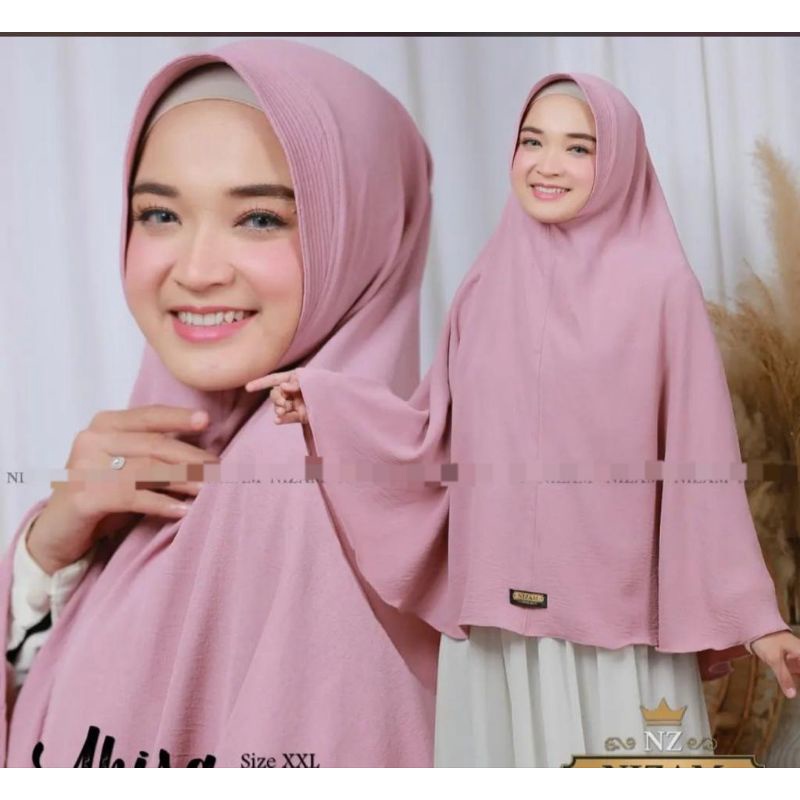 Hijab Bergo Pet crinkle airflow premium jumbo XXL