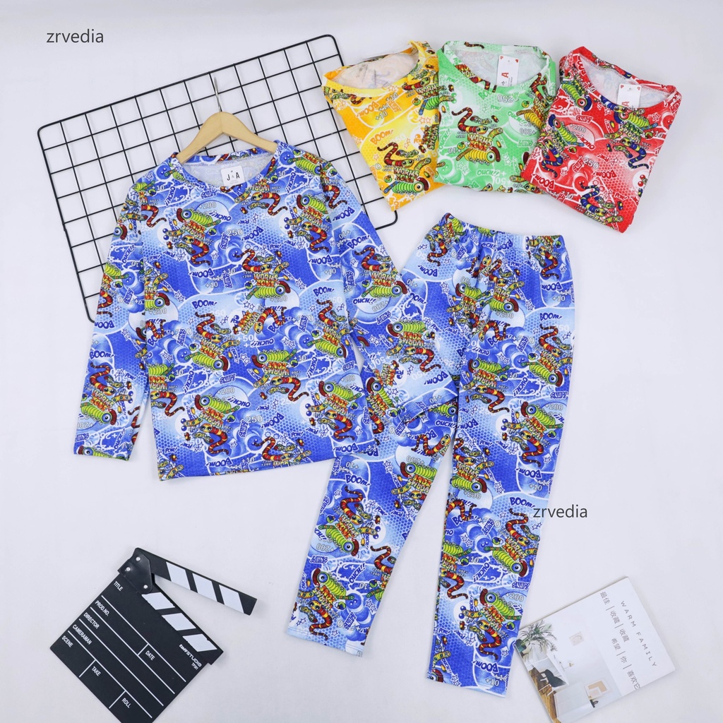 Pajamas Sunday uk Bayi - 10 Tahun / Baju Tidur Anak Perempuan IMPORT Piyama Branded Karakter Setelan