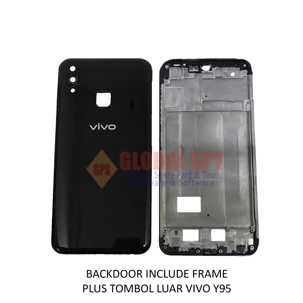 BACKDOOR VIVO Y95 INCLUDE FRAME / BACK COVER / TUTUP BELAKANG