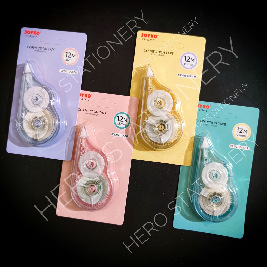 

Correction tape joyko pastel long 12 m CT-522PTL