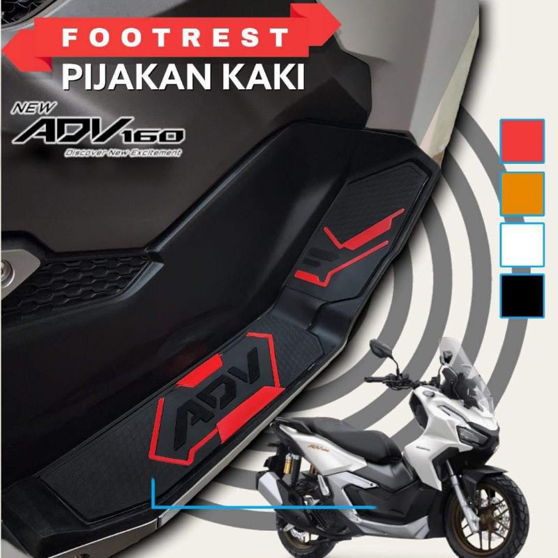 Karpet pijakan kaki Honda Adv 160 Alas kaki Adv 160 Steep floor Adv 160 Karpet Adv