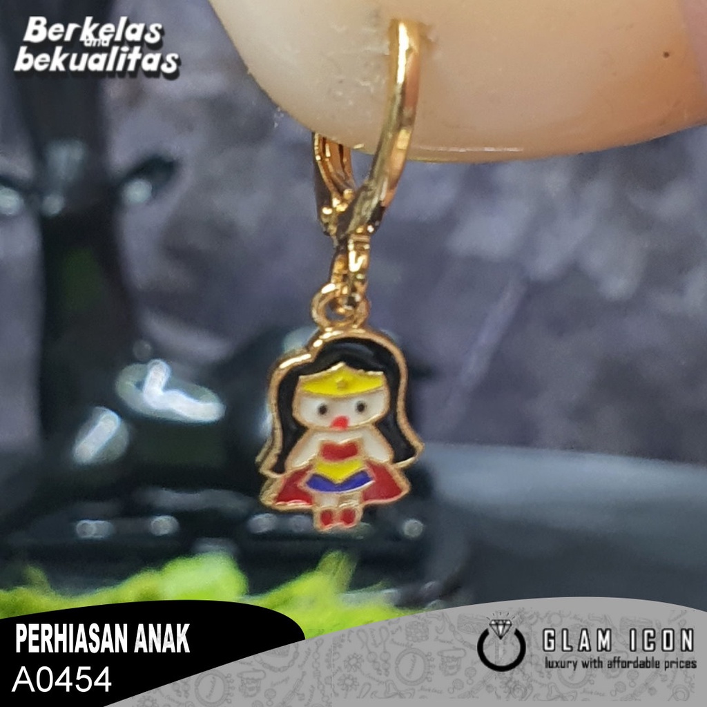 Anting anak karakter Litlle WonWomen A0454 AAG
