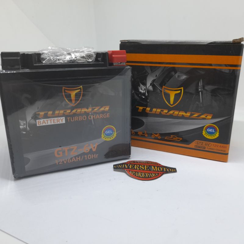 AKI VARIO 125 VARIO 150 SATRIA FU KLX NMAX VIXION AKI FULL KERING GTZ 6V ACCU KERING BATTERY GEL