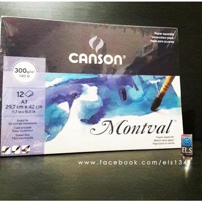 

Canson Montval Aquarelle A3