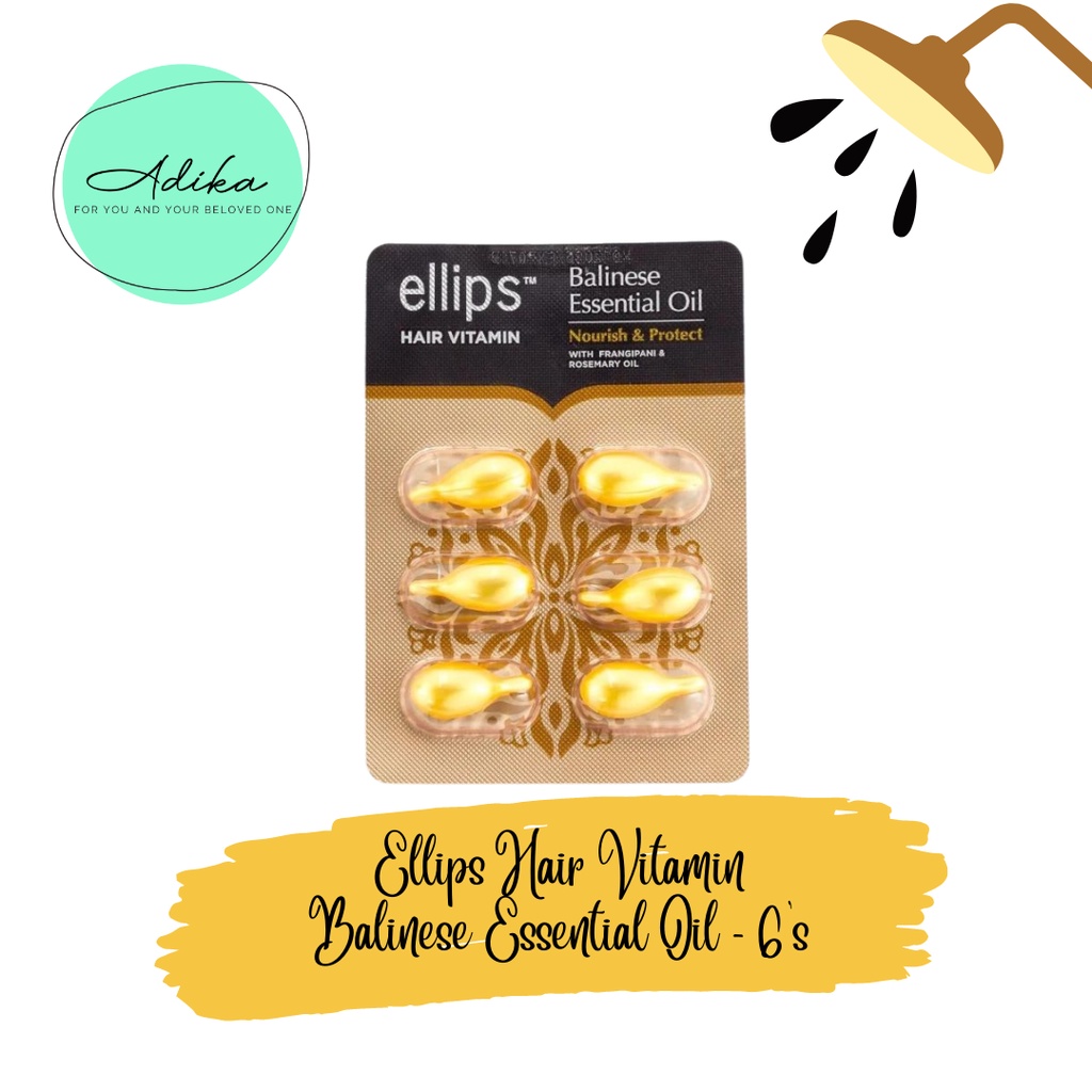 Jual Ellips Hair Vitamin Balinese Essential Oil Nourish & Protect6`s