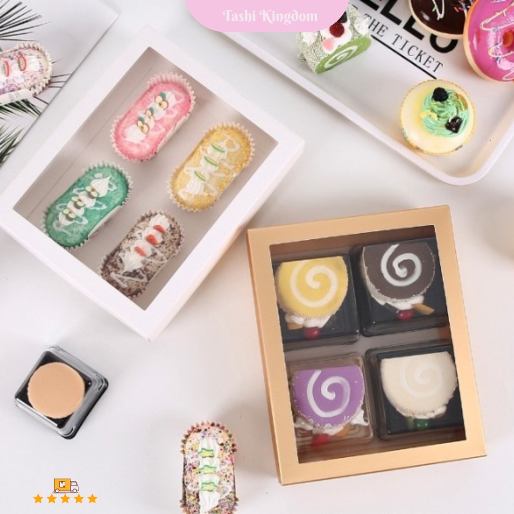 

PAPER BOX AB25 CUP CAKE MIKA BOX HAMPERS COOKIES HADIAH KADO