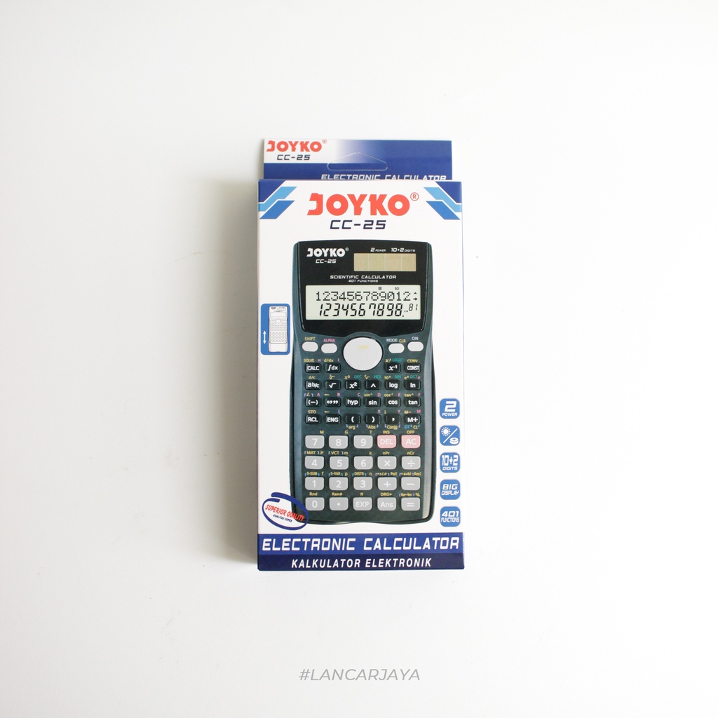 

Calculator - Kalkulator Joyko CC-25 - Scientific - 401 Functions