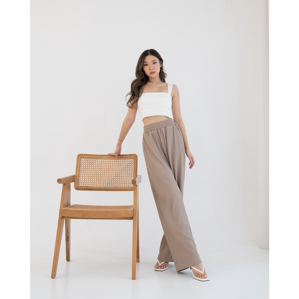[ Marveile ] Carla Knit Pants / Kulot Knit Wanita