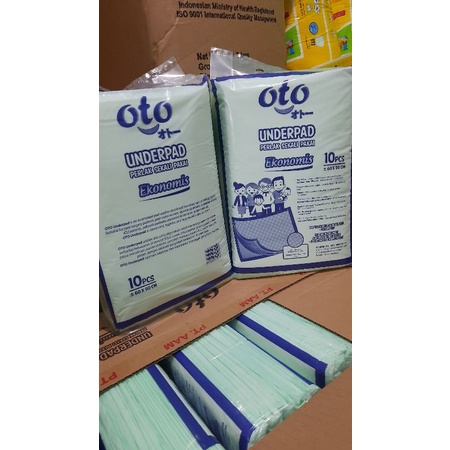 TERHEMAT!! UNDERPAD OTO PERLAK Alas Pipis/Alas Ompol Sekali pakai 60X90cm, Isi 10pcs