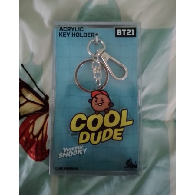 Acrylic Key Holder BT21 Yummy Shooky by Line Friends| Japan