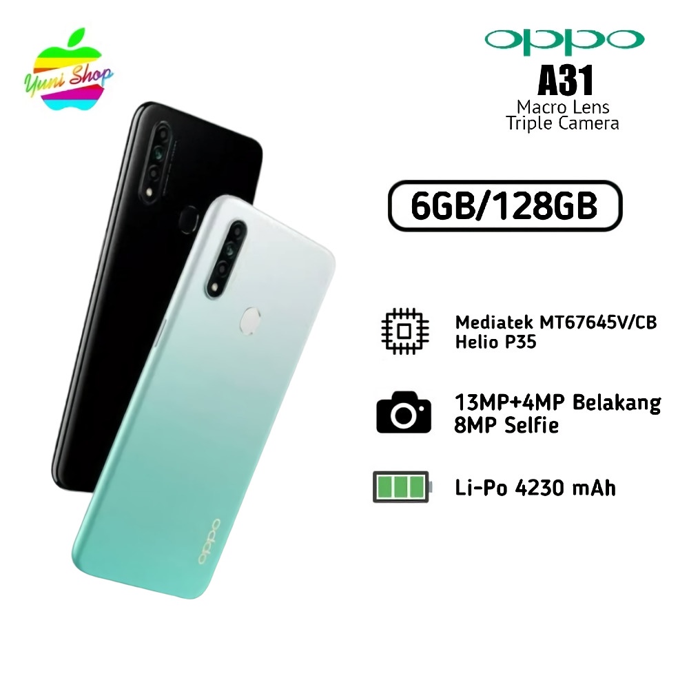 OPPO A31 6/128GB GARANSI 1 THN