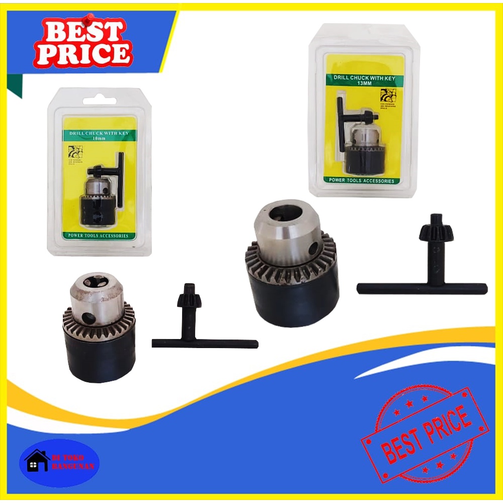 KEPALA BOR 10MM - 13MM Drill CHUCK KEY