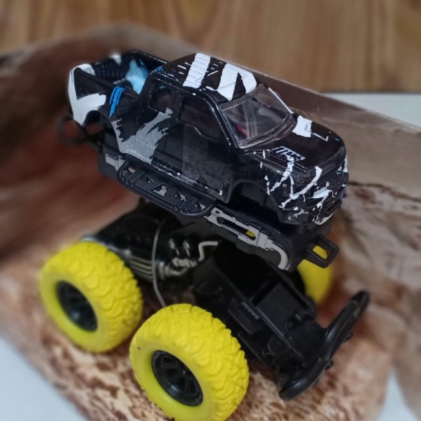 

Dijual mainan die cast mobil off road inertia stunt vehicle/mainan anak - Ban Kuning Murah