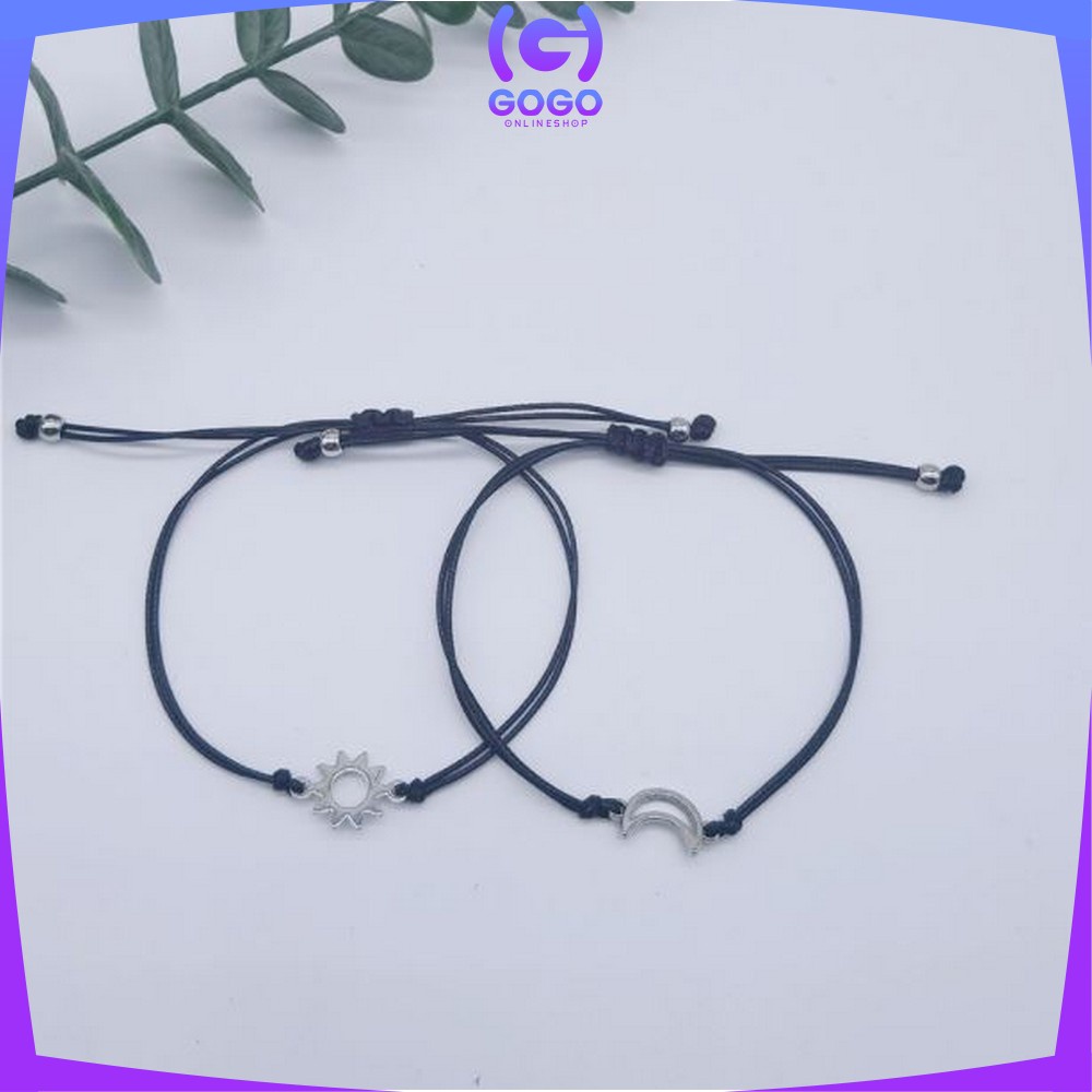 GOGO-K65 Gelang Tali Persahabatan Anyaman Korean Fashion Gelang BFF Gelang Pasangan Sahabat Gelang etnik