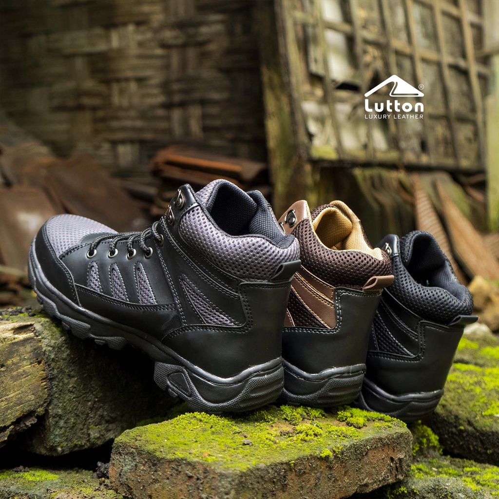 LUTTON SEPATU PRIA 39-43 SAFETY BOOT HIKING