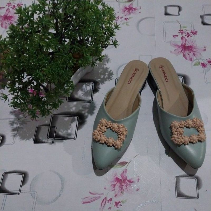 selop sepatu vincci model kepang ph 2cm