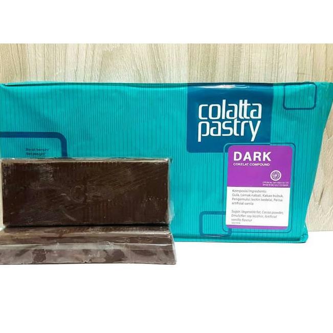 

♚ colatta pastry coklat blok compound 200 gram ゠