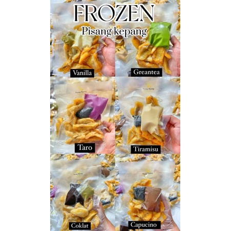 

Pisang kepang FROZEN