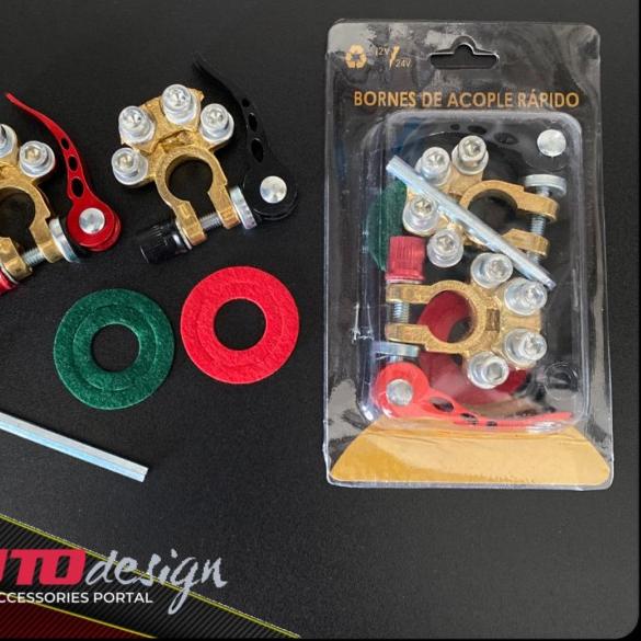 QUICK RELEASE KEPALA AKI MOBIL KUNINGAN