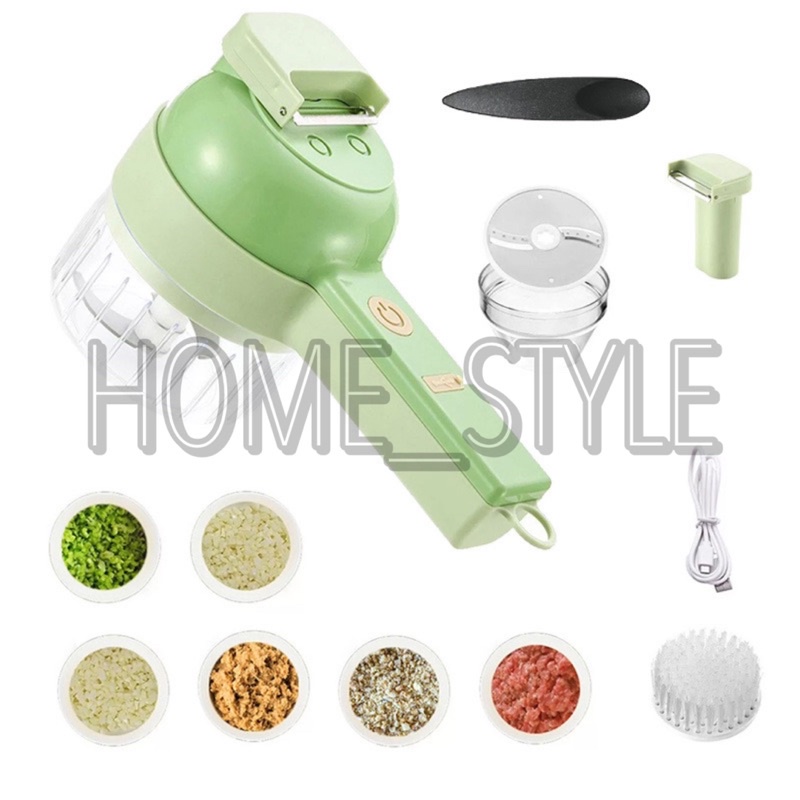 BLENDER PENGGILING BUMBU BAWANG PEMOTONG SAYUR ELEKTRIK SERBAGUNA / FOOD CHOPPER ELECTRIC 4 IN 1 0145