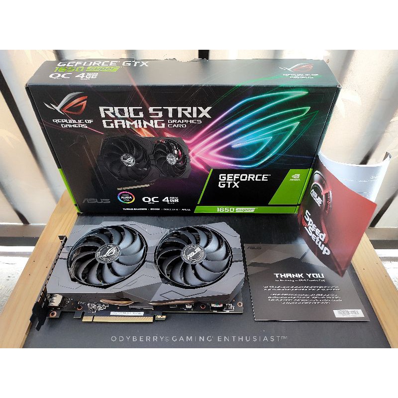 ASUS ROG STRIX GeForce® GTX 1650 SUPER GAMING OC 4GB GDDR6 Expired January 2024